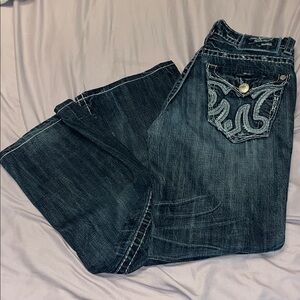 MEK DENIM men’s bootcut Jeans size 33/32